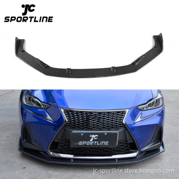 CAD Design Carbon Fiber Car Front Lip for LEXUS IS300/IS350 F Sport 2017-2018